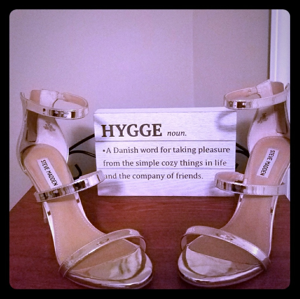 Steve Madden Gold Heels